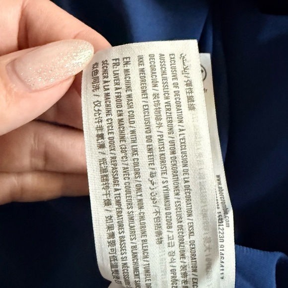 Abercrombie & Fitch Navy Mini Dress - Picture 6 of 7